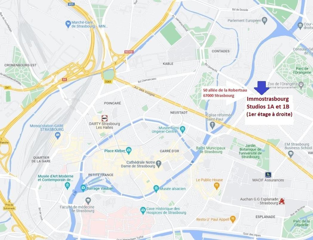 Studios ImmoStrazburg Dış mekan fotoğraf